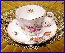 Vintage Royal Crown Derby Posies Miniature Tea Set Tea Pot Cup Saucer Mini Nice