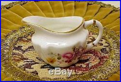 Vintage Royal Crown Derby Posies Miniature Tea Set Tea Pot Cup Saucer Mini Nice