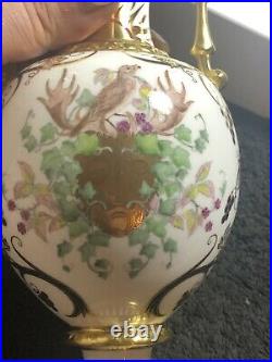 Vintage Royal Crown Derby Summer Solstice- Winter Solstice Vases Pair