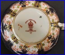 Vintage Royal Crown Derby Teacup & Saucer Imari Pattern #6144