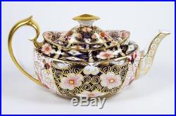 Vintage Royal Crown Derby Teapot Traditional Imari 1937 Mini 2 Cup 16 oz