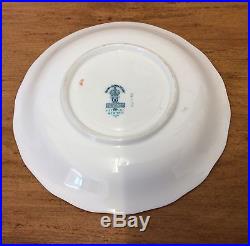 Vintage Royal Crown Derby Tiffany & Co Two Handled Cups & Saucers