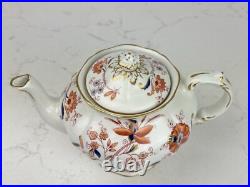 Vintage Royal Crown DerbyFresian Teapot A8022 Made in England Imari Style