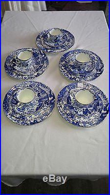 Vintage china, blue Mikado. Pattern by Royal Crown Derby dates from 1920