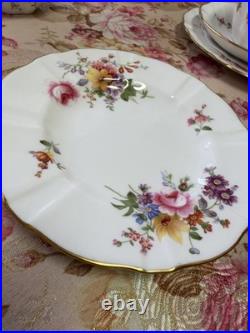 Vtg Rare Royal Crown Derby Tea Set 24 Pieces For 6 Person Derby Posies England