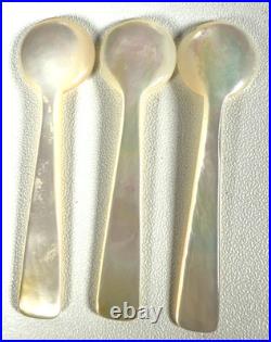 Vtg Royal Crown Derby Howard Eliot Blue Polka Dot Porcelain Knives Forks Mop Spo