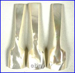 Vtg Royal Crown Derby Howard Eliot Blue Polka Dot Porcelain Knives Forks Mop Spo