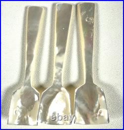 Vtg Royal Crown Derby Howard Eliot Blue Polka Dot Porcelain Knives Forks Mop Spo