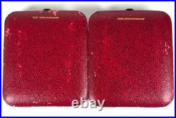 Vtg Royal Crown Derby Howard Eliot Blue Polka Dot Porcelain Knives Forks Mop Spo