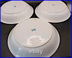 Vtg. Royal Crown Derby Mikado Set Of 3 Bone China Bowls 7.5 England