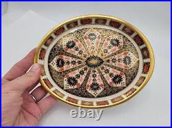 Vtg Royal Crown Derby Old Imari 1128 Mini Teaset Tray Bone China England