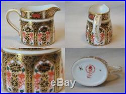 Wonderful 6 Piece Royal Crown Derby 1128 Miniature Tea Set in the Imari pattern